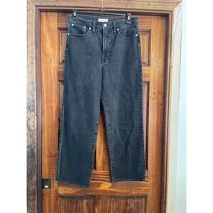 Madewell The Perfect Vintage Wide leg jeans black size 31